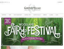 Tablet Screenshot of gardnervillage.com